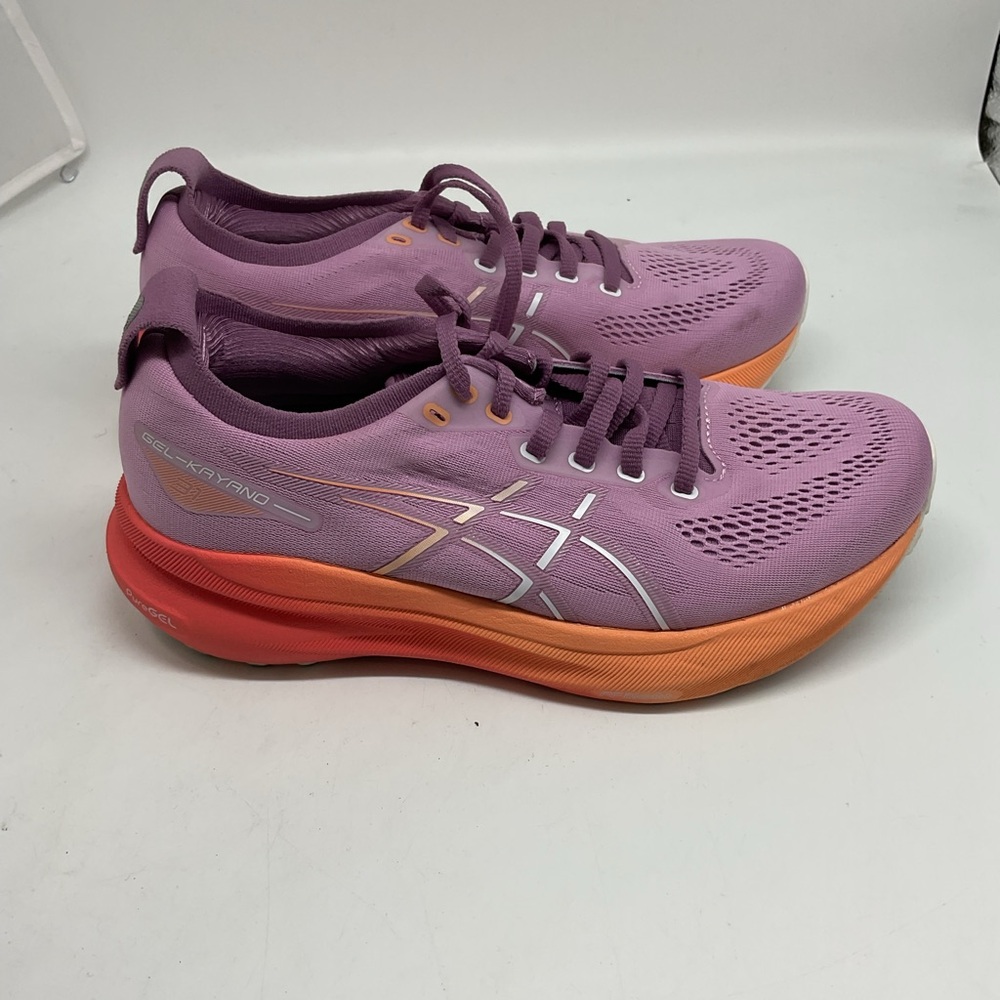 Asics Women's Sneakers in Purple and Orange